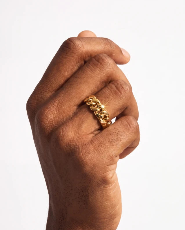 Gold Links Ring