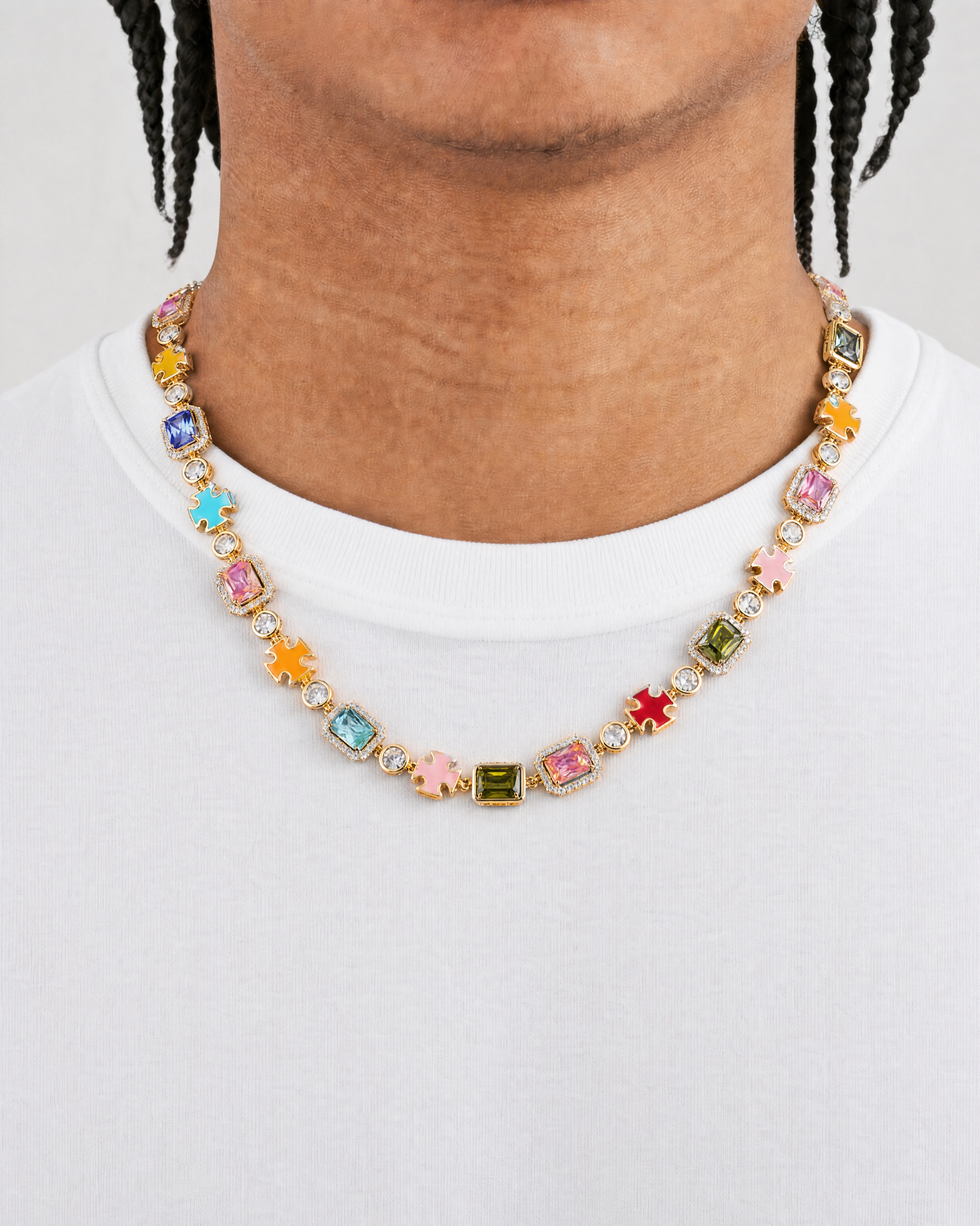 Multi Gemstone Chain