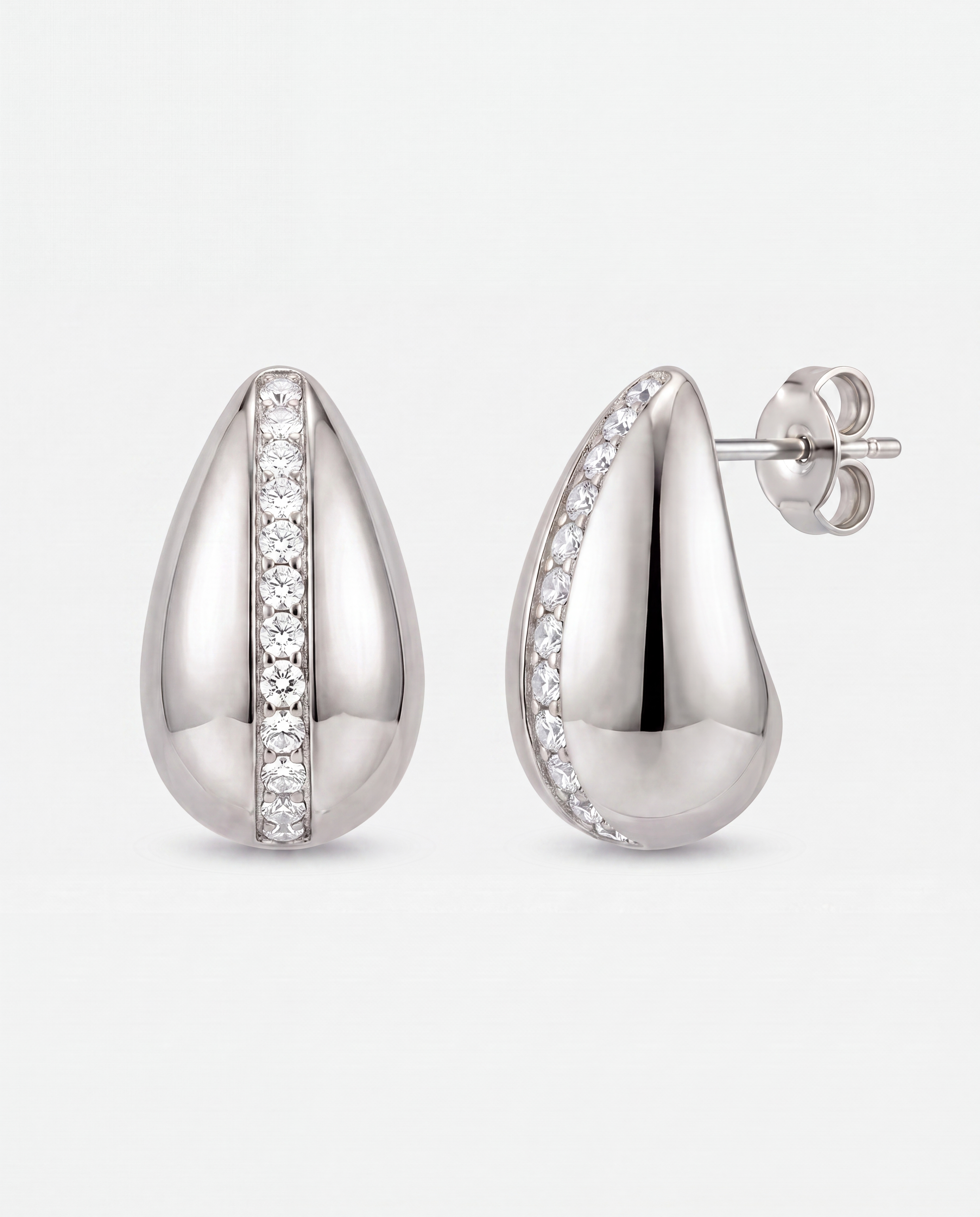Silver Drop Earrings